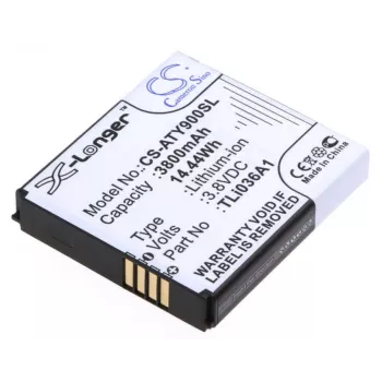 Batería de repuesto Cameron Sino para Alcatel One Touch Link Y900, Y900NB, Y901NB 4G+ LTE (tipo TLI036A1 / CS-ATY900SL) - 3600mAh, Li-Po