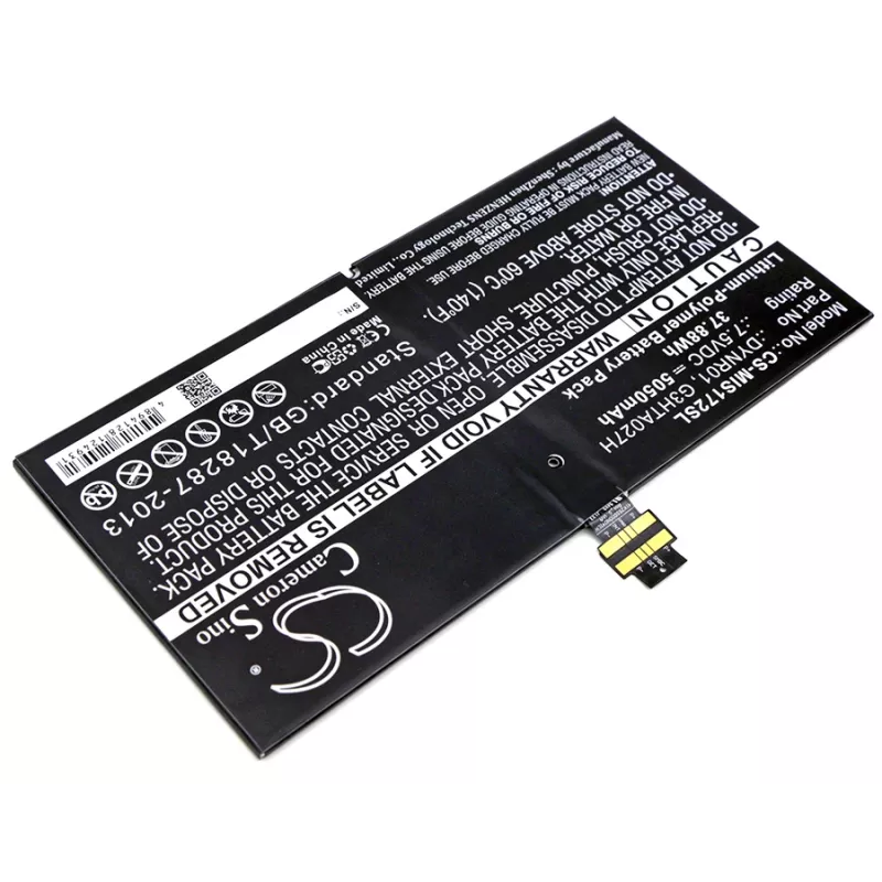 Batería CAMERON SINO tipo DYNR01 G3HTA027H para Microsoft Surface Pro 4 1724 / CS-MIS172SL
