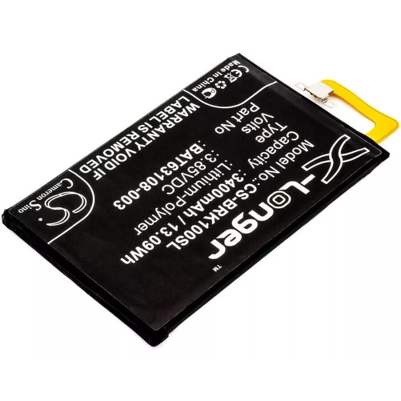 Batería CAMERON SINO BAT63108-003 TLP034E1DO para BlackBerry Keyone Mercury DTEK70 / CS-BRK100SL