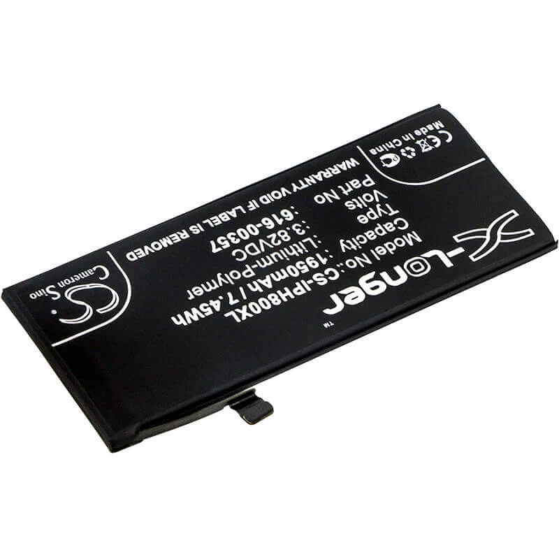 Batería de repuesto CAMERON SINO para Apple iPhone 8 (tipo 616-00357, 616-00358) - 2200mAh, Li-Po, CS-IPH800XL