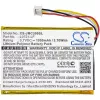 Cameron Sino batería de repuesto para JBL Clip 3, Clip 3AN, Clip 3SAND (L0721-LF / CS-JMC300SL) - 1000mAh 3,7V Li-Po