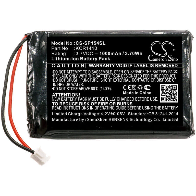 Batería CAMERON SINO tipo KCR1410 para Sony PS4 DualShock 4 V2 Controller / CS-SP154SL