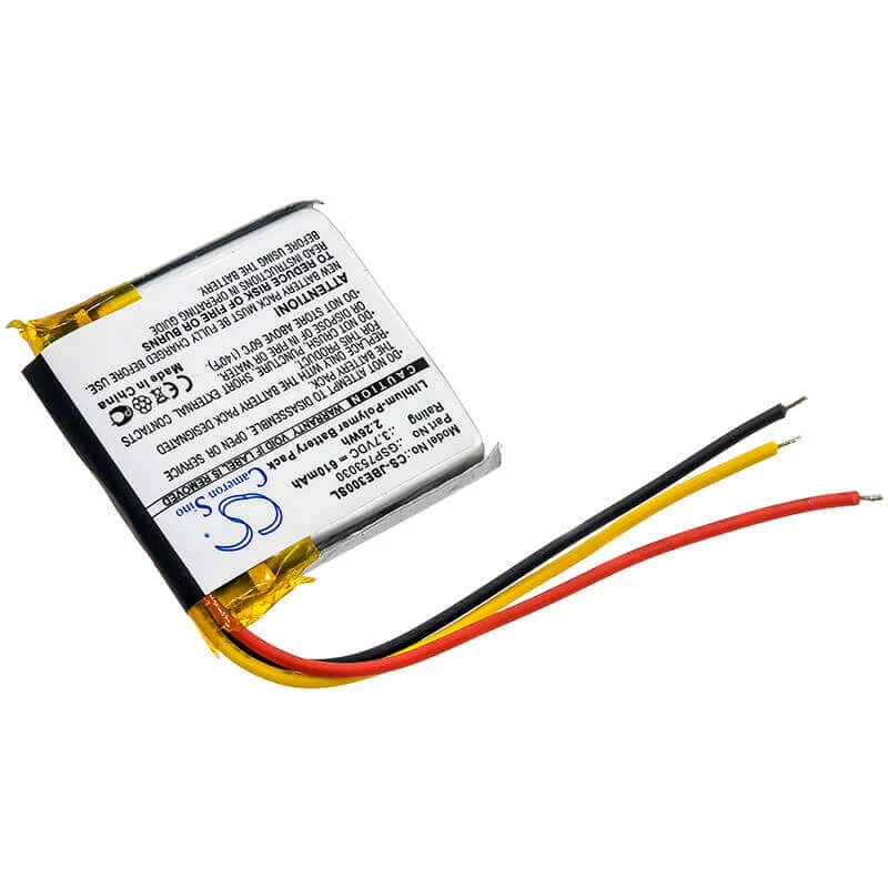Batería de repuesto Cameron Sino para JBL Everest Elite 300, E45BT, E55BT, Live 650BT NC - 610mAh 3,7V Li-Po (CS-JBE300SL)