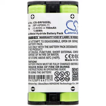 Batería Cameron Sino BP-HP800-11 para Sony MDR-RF995 MDR-RF995RK WH-RF400 CS-SRF955SL