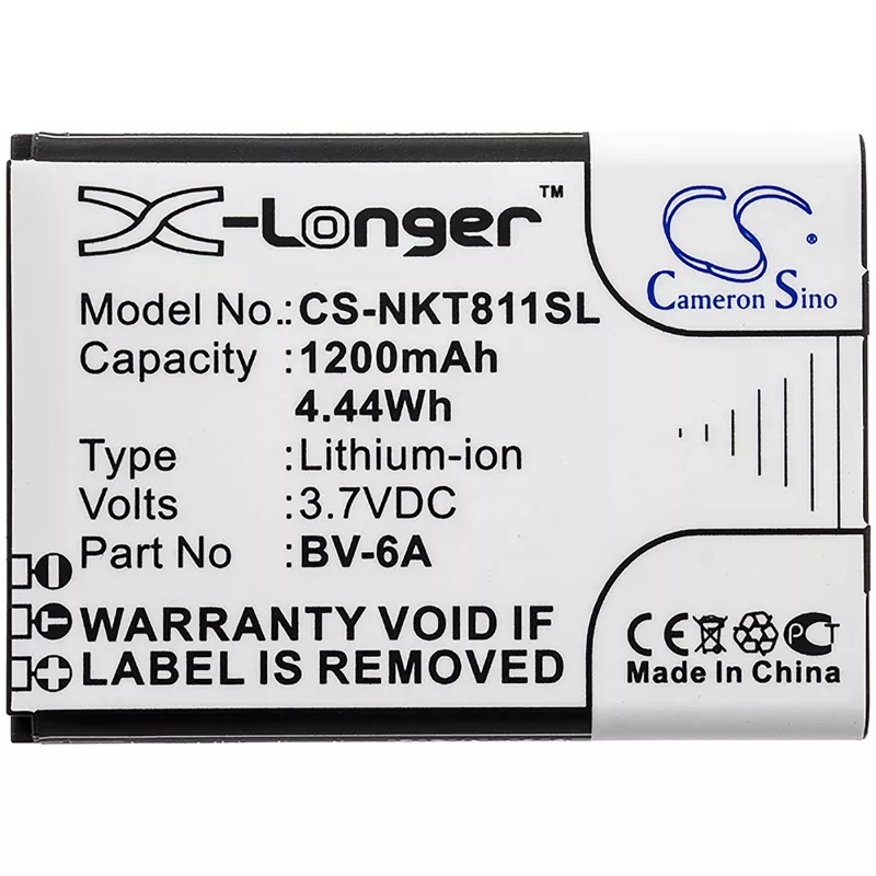 Batería Cameron Sino tipo BV-6A para Nokia 8110 4G TA-1048 TA-1059 (CS-NKT811SL)
