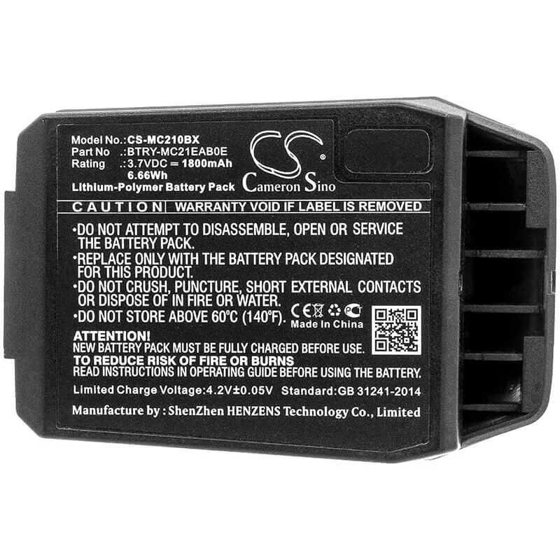 Batería Cameron Sino tipo 82-105612-01 para Motorola MC21 MC2100 MC2180 / CS-MC210BX