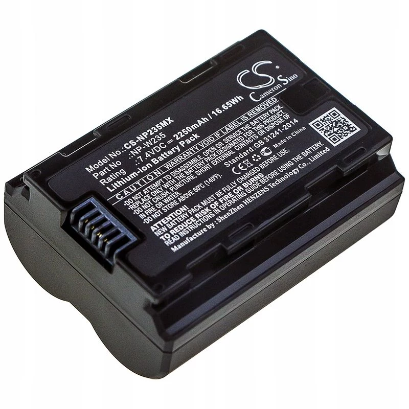 CAMERON SINO NP-W235 / NPW235 batería Li-Ion recargable para cámaras Fujifilm