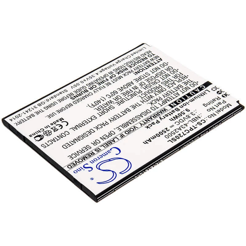 Batería CAMERON SINO tipo TP-Link Neffos NBL-43A2500 para C7s TP7051A TP7051C / CS-TPC720SL