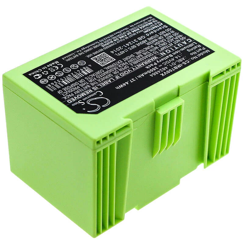 Batería de repuesto CAMERON SINO para iRobot Roomba i7, i7+, E5, E6, i8, i8+, i4, i4+, i3 - 14,4V 3500mAh Li-Ion (ABL-D1, ABL-D2, 4624864)