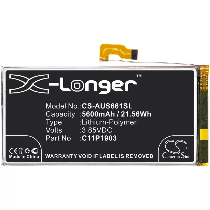 Batería CAMERON SINO tipo 0B200-03720100 C11P1903 para Asus ROG Phone 3 III ZS661KS / CS-AUS661SL