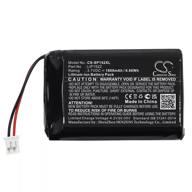 Cameron Sino batería de repuesto para Sony PlayStation 4 DualShock 4 Controller (2000mAh, Li-Po) - CS-SP152XL