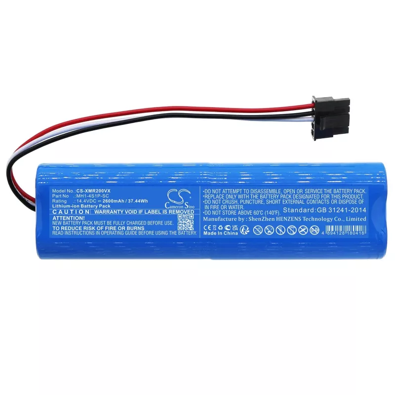 CAMERON SINO batería tipo 18650 MH1-4S1P-SC para Xiaomi Viomi V3 V2 Pro JX37 / CS-XMR200VX