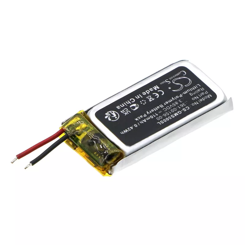 Cameron Sino batería tipo 361-00156-00 para Garmin Vivosmart 5 / CS-GMS500SL