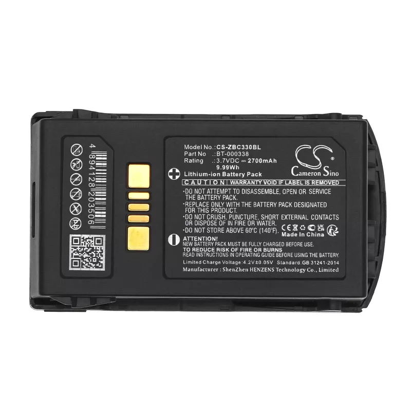 CAMERON SINO batería BT-000337 BT-000338 para Zebra MC33 MC330K M MC3300 / CS-ZBC330BL