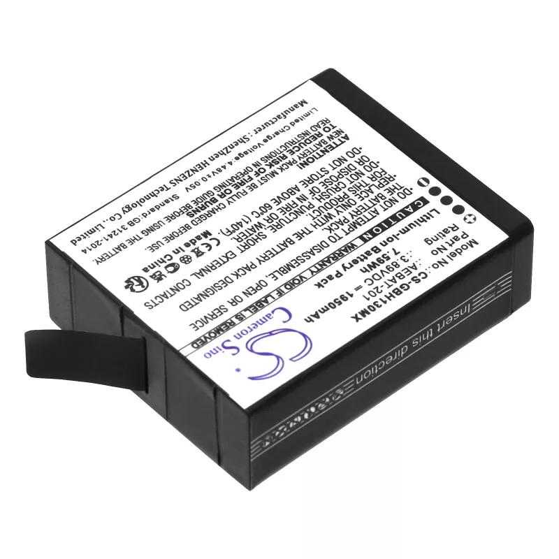 CAMERON SINO Batería de repuesto para GoPro Hero 13 Black (CS-GBH130MX)