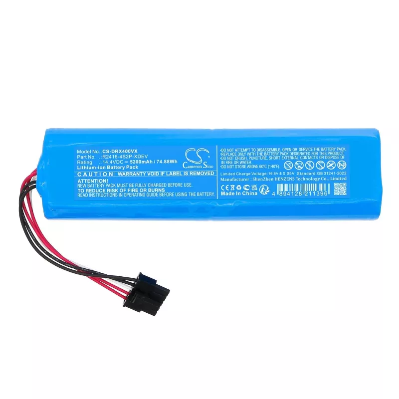 Batería CAMERON SINO Type R2416-4s2p-xdev para Dreame X40 X40 Master Rlx73ce / Cs-drx400vx
