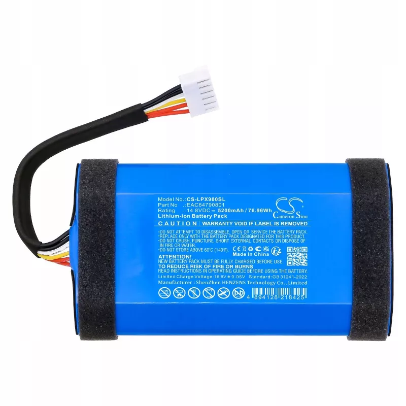 Cameron Sino EAC64790801 Batería para LG XBOOM Go XG9