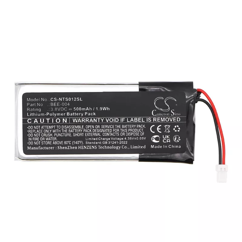 Batería de repuesto Cameron Sino para Nintendo Switch Joy-Con (BEE-004, BBE-012) - CS-NTS012SL