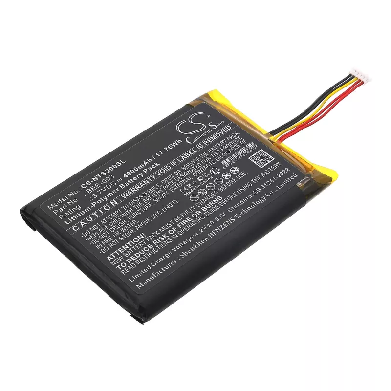 Batería de repuesto CAMERON SINO para Nintendo Switch (HAC-003, Bee-001) - 4310mAh Li-Po - CS-NTS200SL