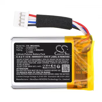 Batería de repuesto CAMERON SINO AHB693140 para JBL Go 4 / GO4 - 730mAh 3,7V Li-Po (CS-JMG400SL)