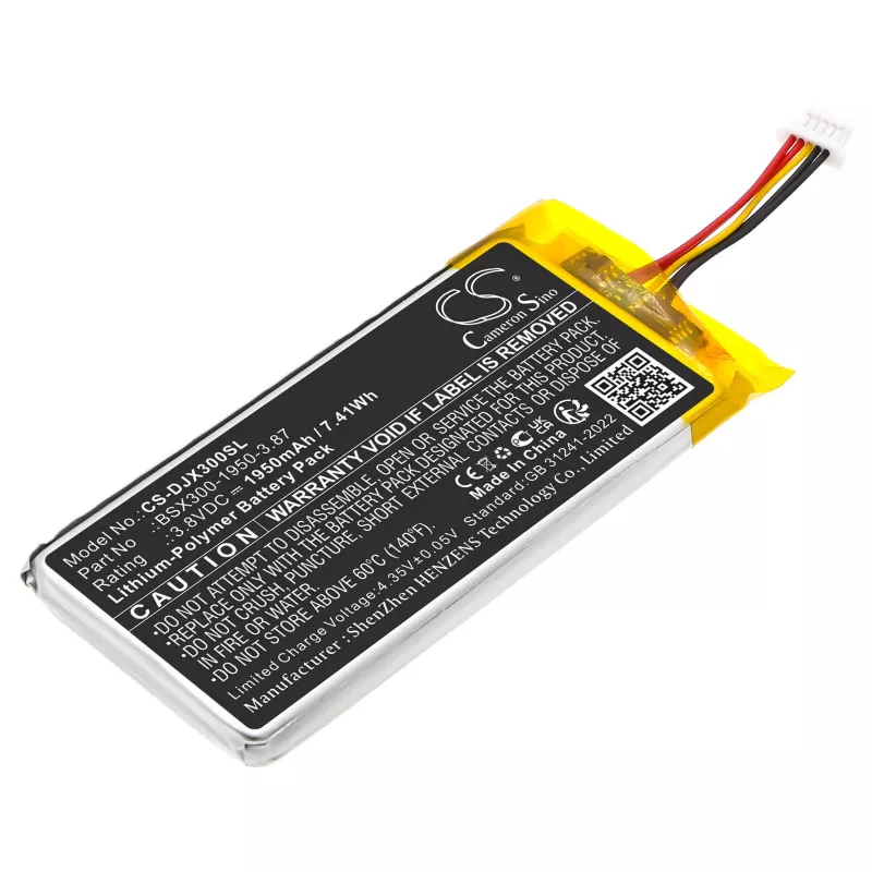 Batería de repuesto Cameron Sino para DJI Mic Mini (BSX300-1950-3.87) - 1950mAh Li-Po
