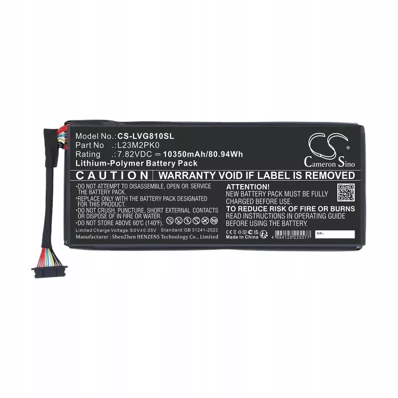 Batería CAMERON SINO Type L13B2PK0 L23M2PK0 para Lenovo Legion Go 8APU1 / CS-LVG810SL