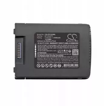 Batería de repuesto CAMERON SINO para Zebra TC22/TC27 (BT-000473, BTRY-TC2L-2XMAXX-01) - capacidad ampliada 6100mAh - negro