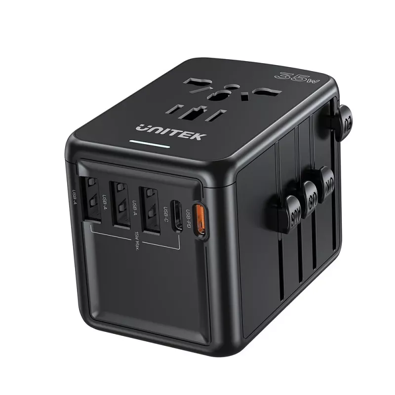 UNITEK Riad cargador de viaje PD 35W EU/US/UK/AUS