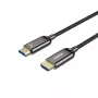 UNITEK cable óptico activo HDMI 2.1 8K 120Hz 70m negro