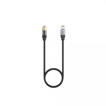 UNITEK cable de red Ethernet Cat.8 S/FTP 10m RJ45 40Gbps 2000MHz dorado negro