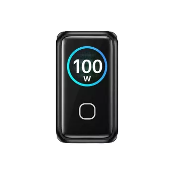 UNITEK Cargador GaN con pantalla 100W 3xUSB-C 1xUSB-A PD3.0 QC4.0 negro