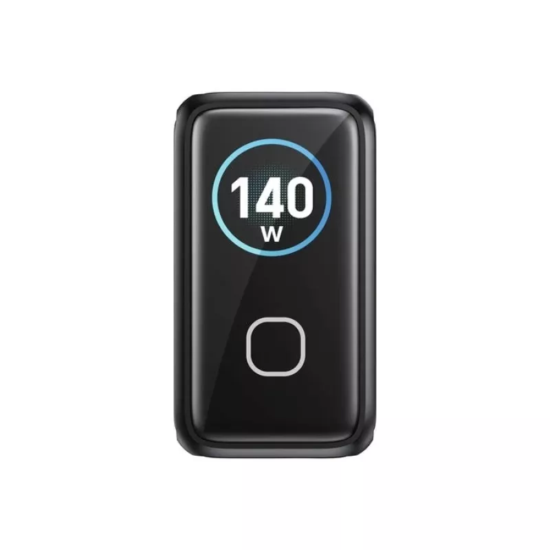 UNITEK Cargador GaN con pantalla 140W 3xUSB-C 1xUSB-A PD3.0 QC4.0 negro