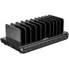 UNITEK Estación de carga inteligente 10 puertos USB-A/USB-C 120W PD 3.0 negra