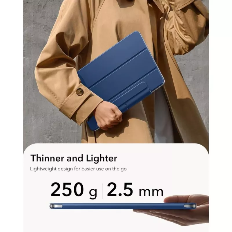 ESR Rebound Funda magnética para iPad Air 10.9 (4.ª/5.ª gen., 2020-2022) / iPad Air 11 (6.ª/7.ª/8.ª gen., 2024-2026), Azul