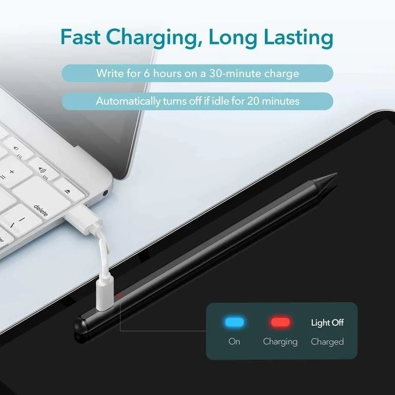 ESR Digital+ Lápiz stylus magnético para iPad, blanco