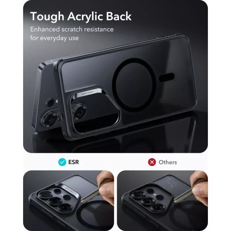 Funda ESR Classic Hybrid MagSafe para Samsung Galaxy S26 Ultra, Frosted Black