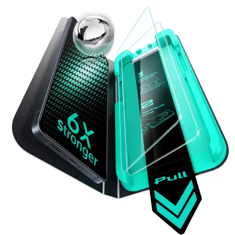 ESR UltraFit Armorite protector de pantalla de cristal templado pack de 2 para Samsung Galaxy S26 Ultra Transparente