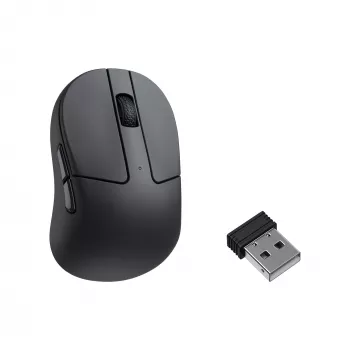 Keychron M4-A23 PixArt 3950 8K Ratón gaming inalámbrico negro