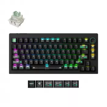 Keychron L5W-W1 Lemokey Magnetic Cyber Teclado gaming 75% de efecto Hall