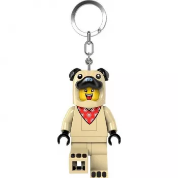 LEGO Minifigures Llavero con luz Perro pug LED LGL-KE213H