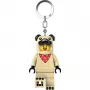 LEGO Minifigures Llavero con luz Perro pug LED LGL-KE213H