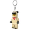 LEGO Minifigures Llavero con luz Perro pug LED LGL-KE213H