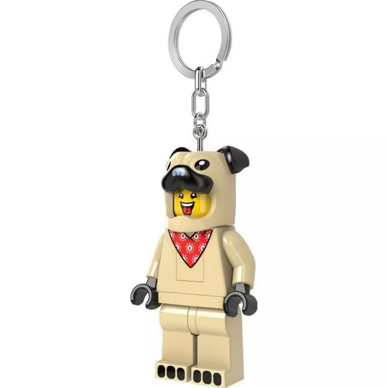 LEGO Minifigures Llavero con luz Perro pug LED LGL-KE213H