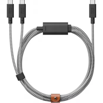 Native Union Belt Cable 140W USB-C a USB-C 2 m Zebra