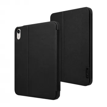 Funda tipo folio Laut International PRESTIGE negra L_IPM6_PR_BK para Apple iPad Mini 6.ª generación