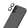 LAUT Ring Protector de lente de cámara para Apple iPhone 16 / 16 Plus - Negro