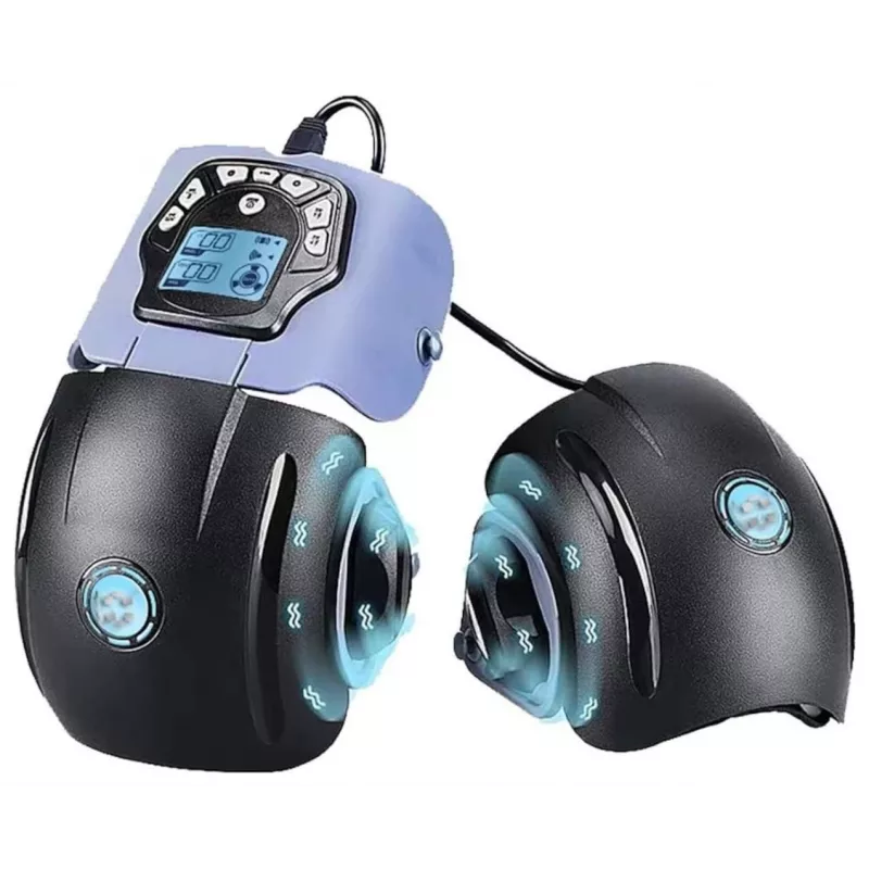 Eleeels R1 Percussion Massager para rodilla, codo, hombros - 4 accesorios, 3 velocidades, USB-C