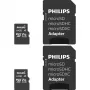 Philips MicroSDXC 2-Pack 64GB Class 10 UHS-I U1 con adaptador
