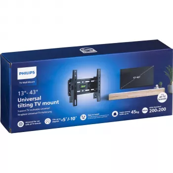 Philips soporte de pared universal inclinable para TV de 13-43
