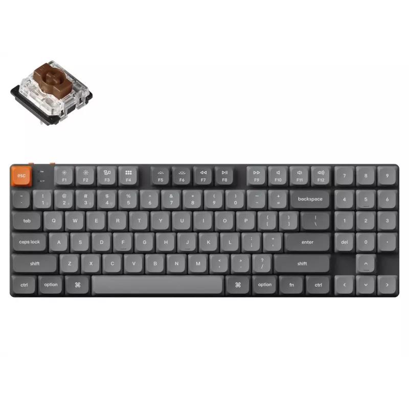 Keychron K13M-H3 80% Teclado mecánico Brown Switch RGB Hot-Swap